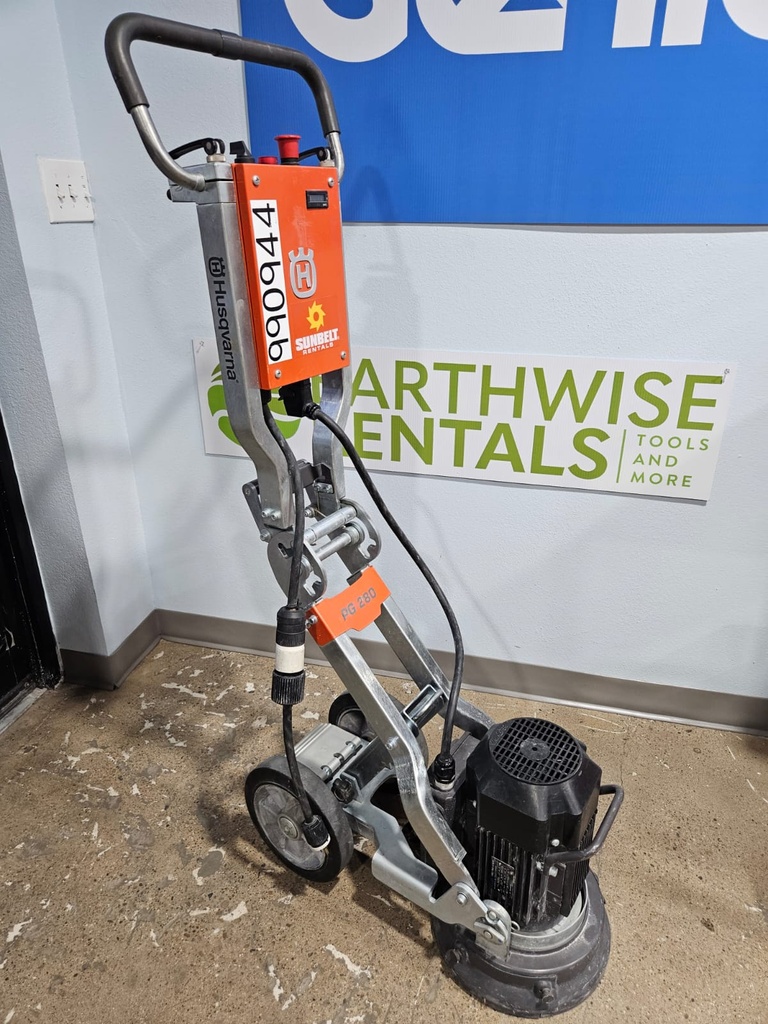 Husqvarna PG 280 11" Concrete Diamond Floor Grinder Polisher Planer Tool 110 Volts Serial Number: 2017 0900045