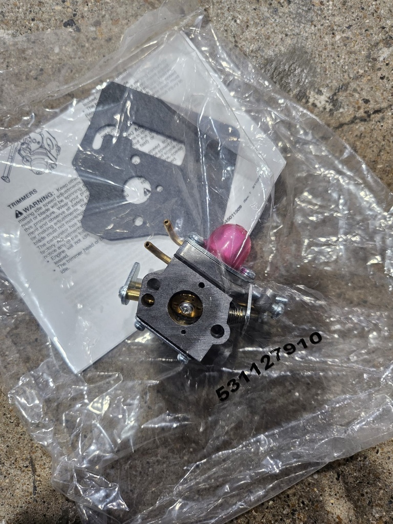 Husqvarna Carburetor Service Kit 531127910 for String Trimmer 130C/130L/330LK