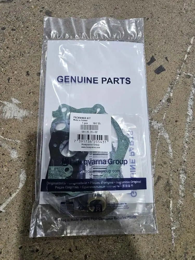 NEW OEM HUSQVARNA #581357402 GASKET KIT FOR K750/760/770 CONCRETE SAW