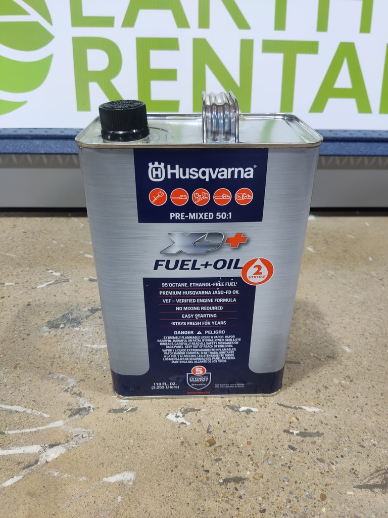 Husqvarna XP+ 2-Stroke Pre-mixed Fuel + Oil 110 Fl. Oz. (1 Gal)  #596834101