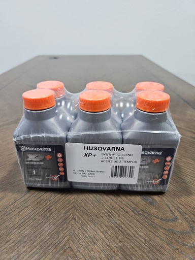 [593152301] 
Husqvarna XP+ 2-Stroke Oil 2.6oz 6 pcs Pkt #593152301