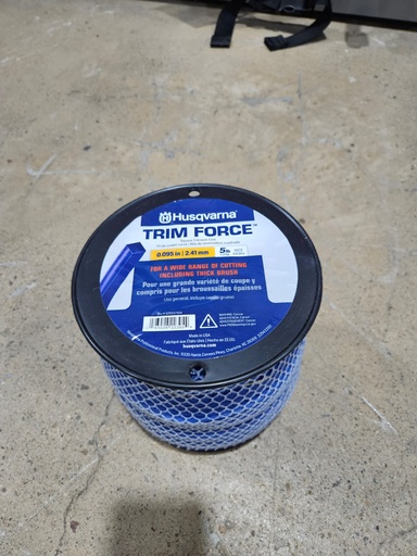 Husqvarna 529337504 Trim Force Square Trimmer Line, 0.095" (2.41mm) x 1427' Spool
