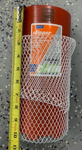 5" Concrete Diamond Core Bit, Norton Clipper Charger, 9.5" Depth, 5/8"-11 Arbor