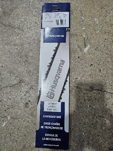 [596298544] Chainsaw Guide Bar Husqvarna 12 Inch  596298544  3/8, 050 44DL