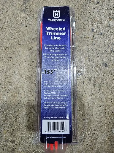 [532182219] Trimmer Line .155" X 18.75" Bundle 18 pc 532182219