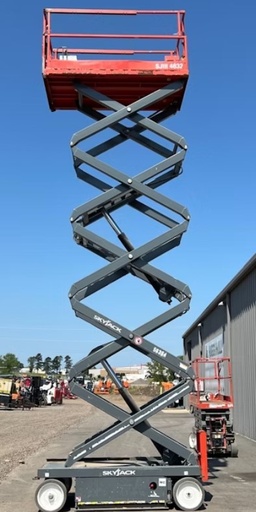 Skyjack SJIII-4632 32' Electric Scissor Lift Man Aerial Platform Serial 70028929 (10196195)